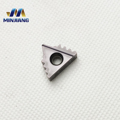 Carburo di tungsteno duraturo Whitworth inserti di tornitura di fili di tubi a 55° per acciaio inossidabile
