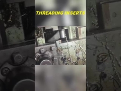 Inserti di filettatura al carburo, taglio di precisione, eccezionale longevità degli utensili, processo